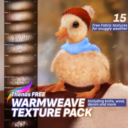 Thenas *FREE* Warmweave texture pack for Procreate App — Procreate brush