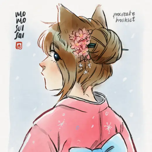 Momo Suisai – Procreate Brush Set — Procreate brush