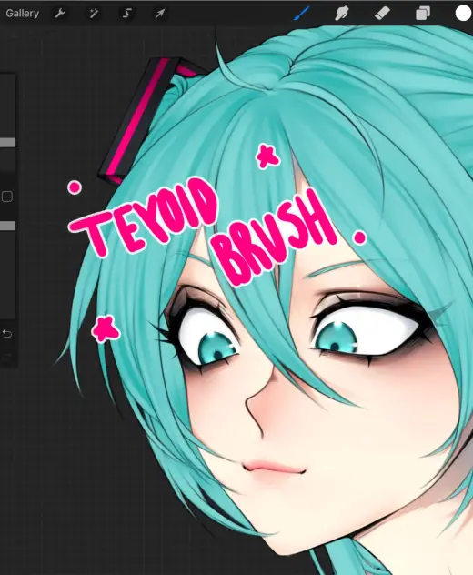 Teyoids brush — Procreate brush