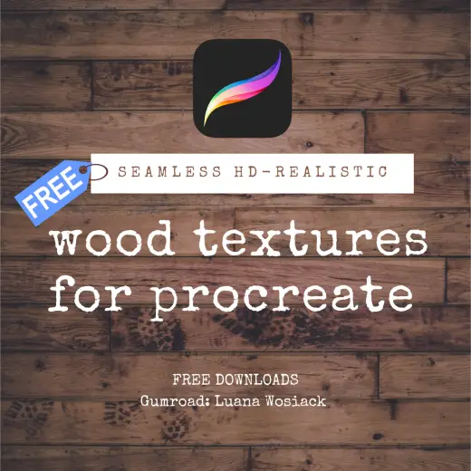 Free Wood Texture Brushes for Procreate — Procreate brush