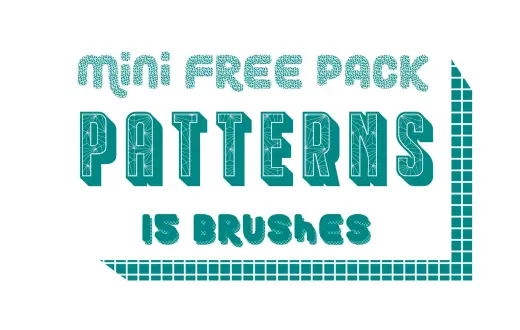 PATTERNS Mini pack! brushes procreate — Procreate brush