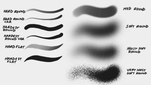 Digital Brush Essentials — Procreate brush