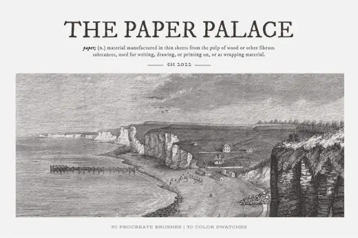The Paper Palace Procreate Brushes — Procreate brush