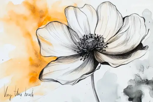 Very thin brush — Procreate brush