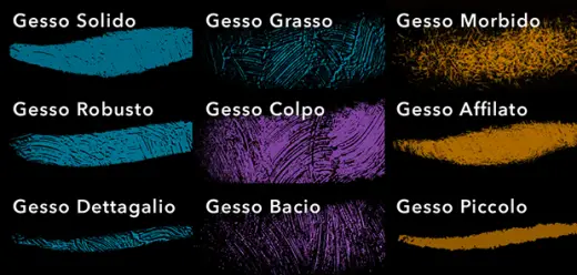 Set of Procreate brushes – Gesso — Procreate brush
