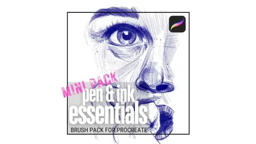 Pen & Ink Essentials Mini Pack — Procreate brush