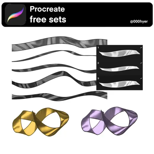 Procreate brushes laces [free] — Procreate brush
