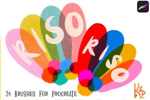 Riso Riso – Risograph sample brushes for Procreate — Procreate brush