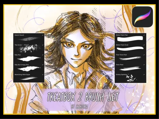 TreatBox 2: Illustration Brushes for Procreate — Procreate brush