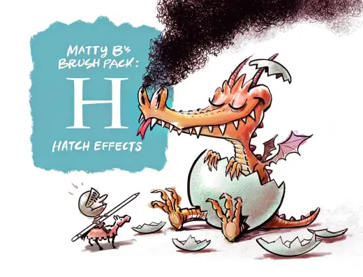 MattyB’s Brush Pack for Procreate: Hatch Effects — Procreate brush