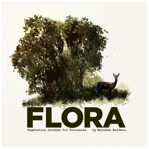 FLORA: Vegetation brushes for Procreate — Procreate brush