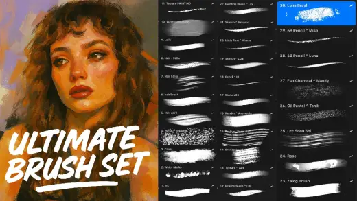 Ultimate Oil Brush Set – for Procreate | FREE DOWNLOAD | PORTRAIT BRUSHES — Procreate brush