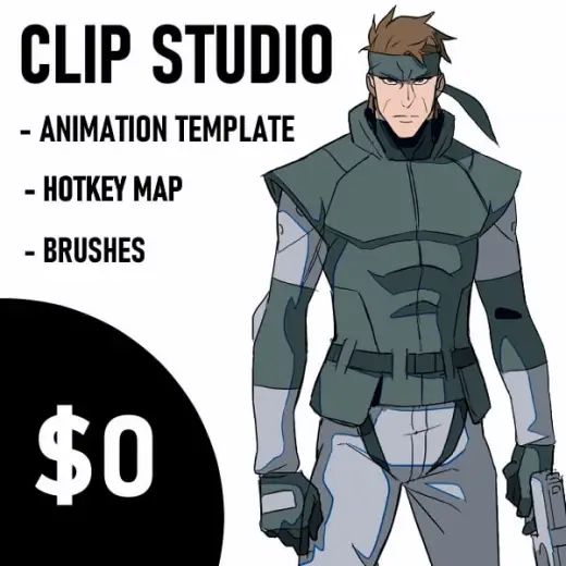 MDJ's Clip Studio Brushes, Hotkeys, and Templates — Clip Studio Paint brush