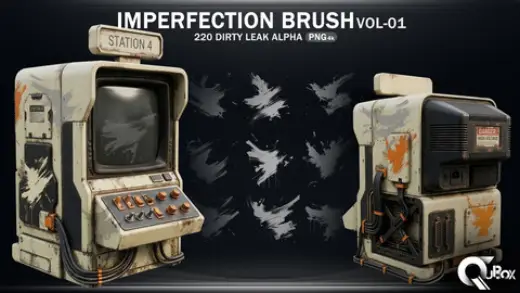 Imperfection Brush-VOL01 | 220 Dirty Leak Alpha — Photoshop brush