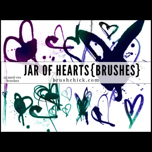 Jar of Hearts Brush Pack — Procreate, Photoshop & Krita brush