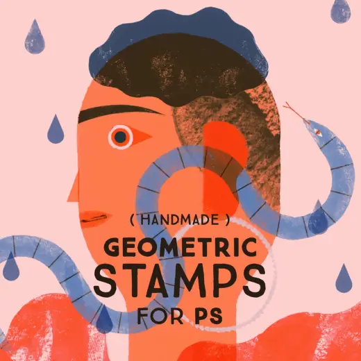 GEOMETRIC STAMPS — Photoshop brush