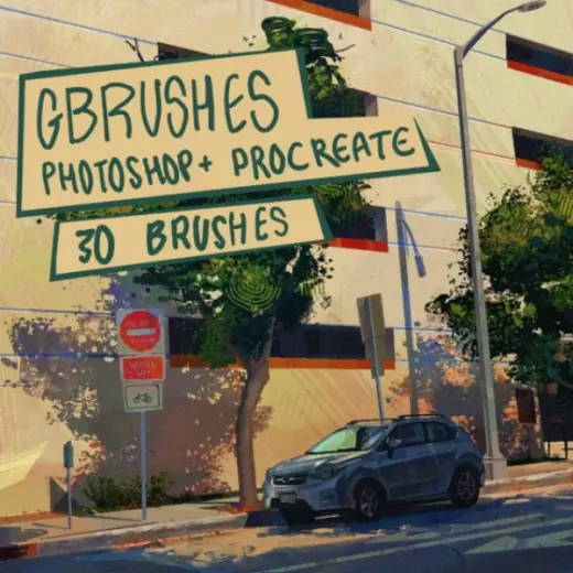 GBrushes ! — Procreate & Photoshop brush