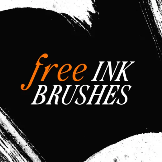 Free Ink Brushes — Photoshop brush