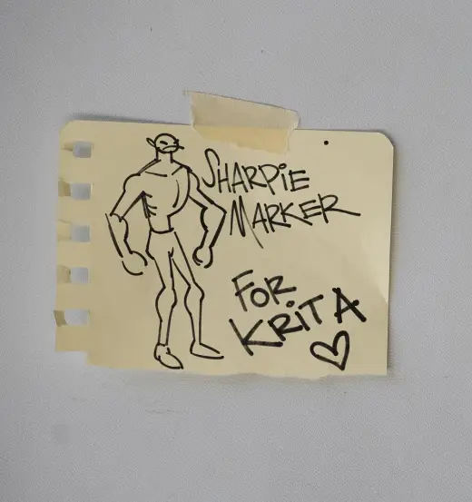 Sharpie Marker — Krita brush