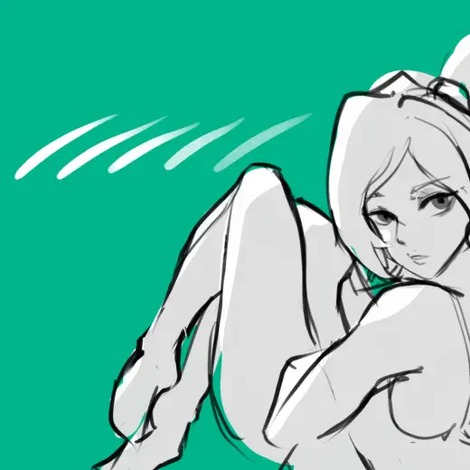CSP Dynamic Sketch Brush [Free] — Clip Studio Paint brush
