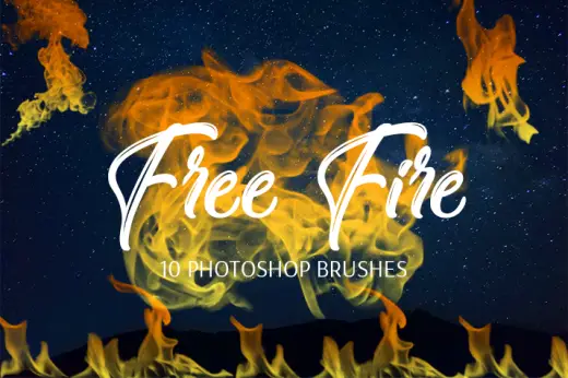 Free Photoshop Fire Brushes by FixThePhoto — Procreate, Photoshop & Krita brush