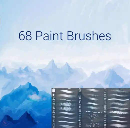Paint Brushes — Procreate, Photoshop & Krita brush