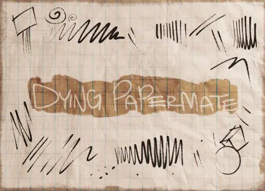 Dying Paper Mate — Krita brush