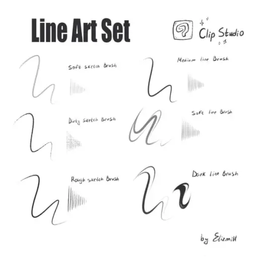Clip Studio Paint | Line Art Brushes — Clip Studio Paint brush