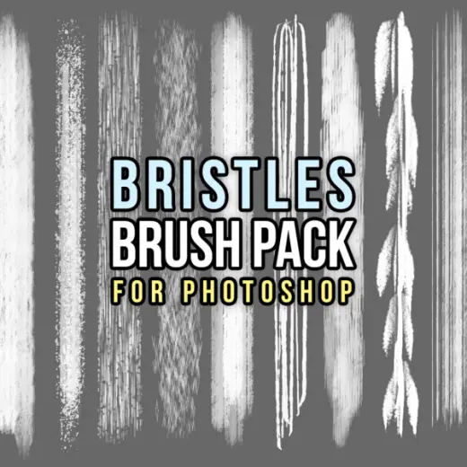 Bristles - Brush Pack for Photoshop (15 Brushes) — Photoshop brush