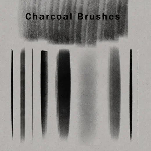 Charcoal brushes for photoshop — Photoshop brush