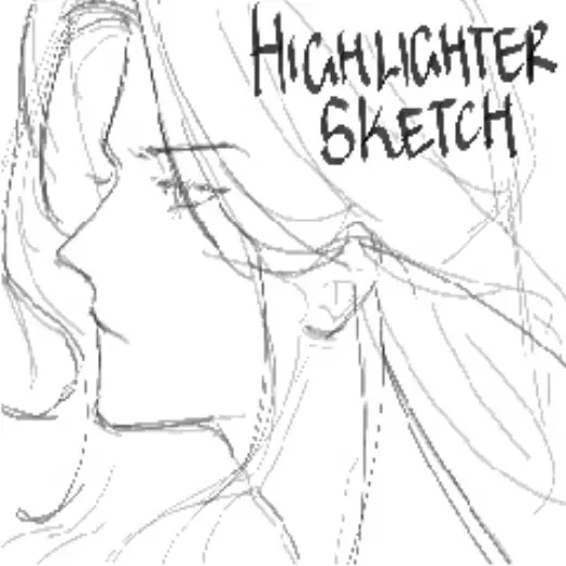 Highlighter sketch — Clip Studio Paint brush