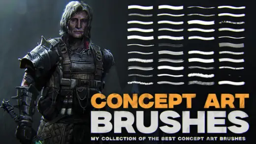 Concept Art Brushes – Brush Set — Photoshop brush