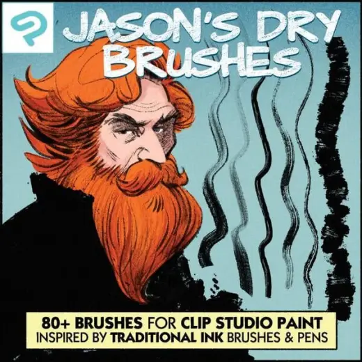 Jason's Dry Brushes for Clip Studio Paint — Clip Studio Paint brush