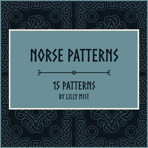 February Brush pack of the month - Norse patterns — Photoshop & Krita brush