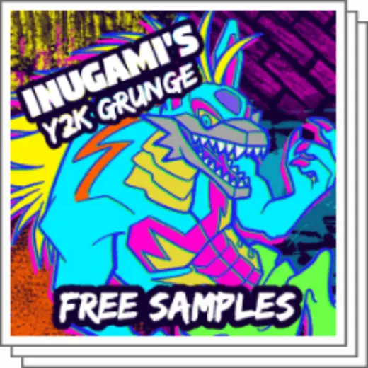 Inugami Y2K Grunge FREE Sample — Clip Studio Paint brush