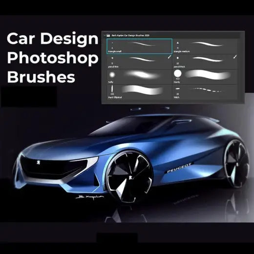 Photoshop Brushes - Car Design — Photoshop brush