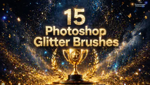 15 Glitter Photoshop Brushes — Photoshop brush