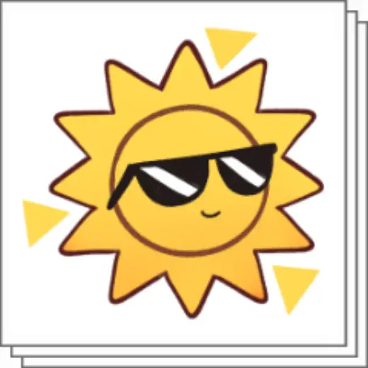 4 Radical Sun Brushes With Lenses — Clip Studio Paint brush