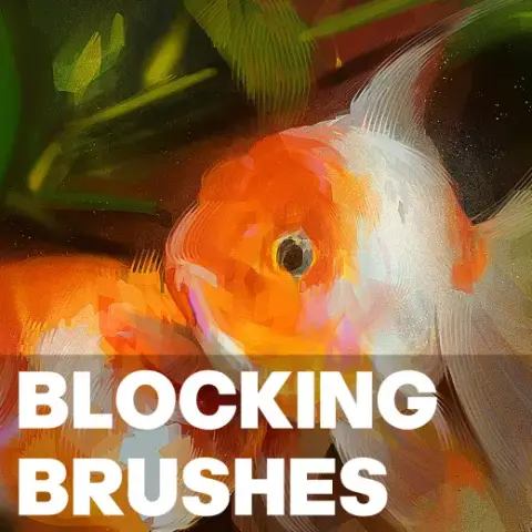 BLOCKING BRUSHES — Photoshop brush