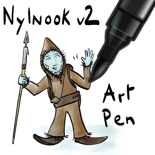 Nylnook Krita Brushes Presets Pack v2 Art Pen — Krita brush