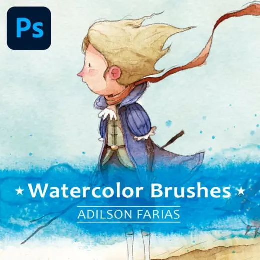 AF Watercolor Brushes Photoshop — Photoshop brush