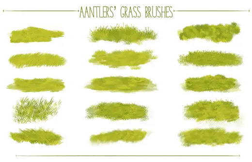 Grass Brush Pack — Photoshop brush