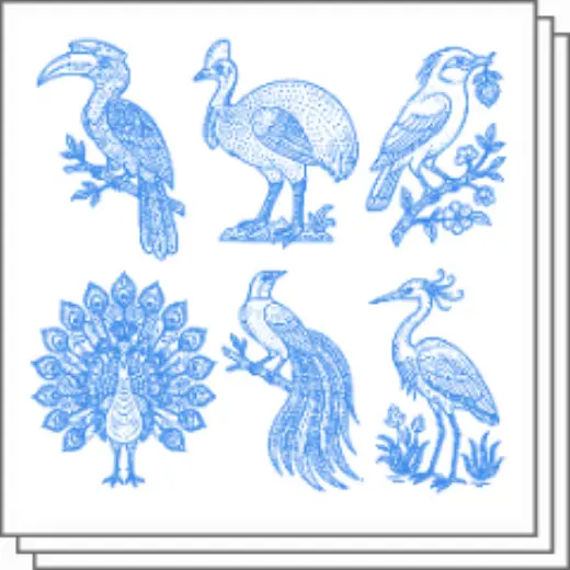 Bird Motif — Clip Studio Paint brush