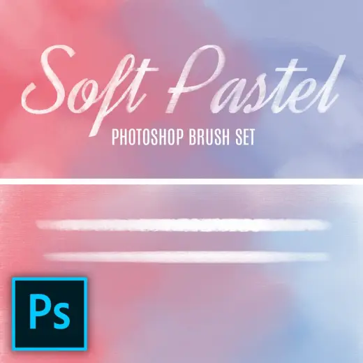 Soft Pastel brushes for Photoshop — Photoshop brush
