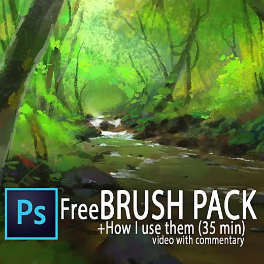 FREE PS BRUSHES +how I use them video (vid w/commentary) — Photoshop brush