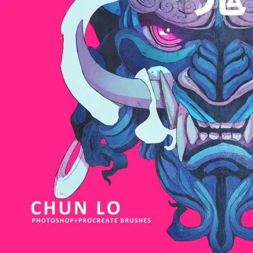 Chun Lo's Photoshop + Procreate Brush Sets — Procreate & Photoshop brush