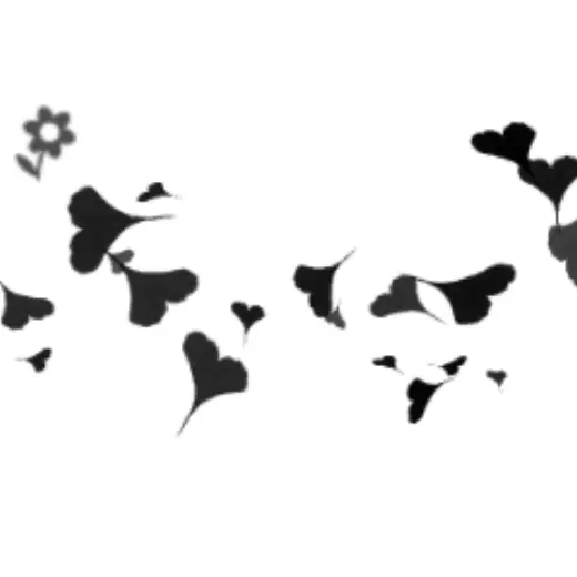 Sanu's Gingko Leaf Brush — Clip Studio Paint brush