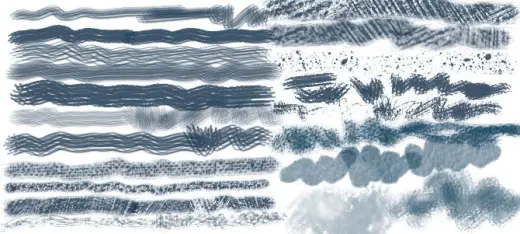 Photoshop Wet Media Brushes — Photoshop brush