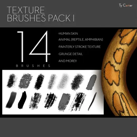 Texture Brush Pack I — Photoshop brush