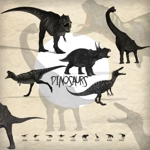 Dinosaurs Brushes — Procreate, Photoshop & Krita brush